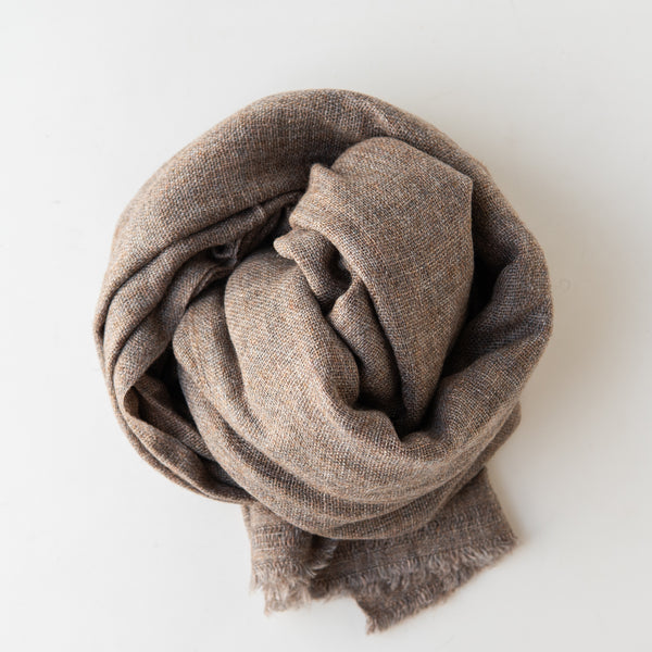 Light Brown Cashmere Scarf