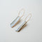 Cloud Agate Slice Stone Earrings
