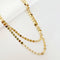 Luxe Sequin Disc Chain Necklace - Gold