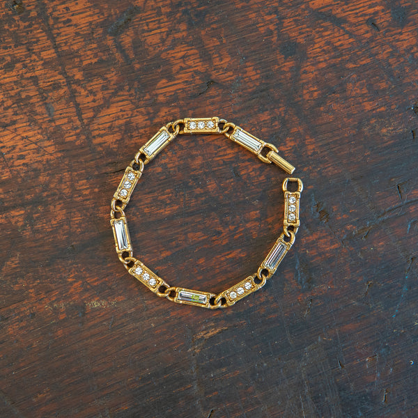 Gold & Glass Bracelet