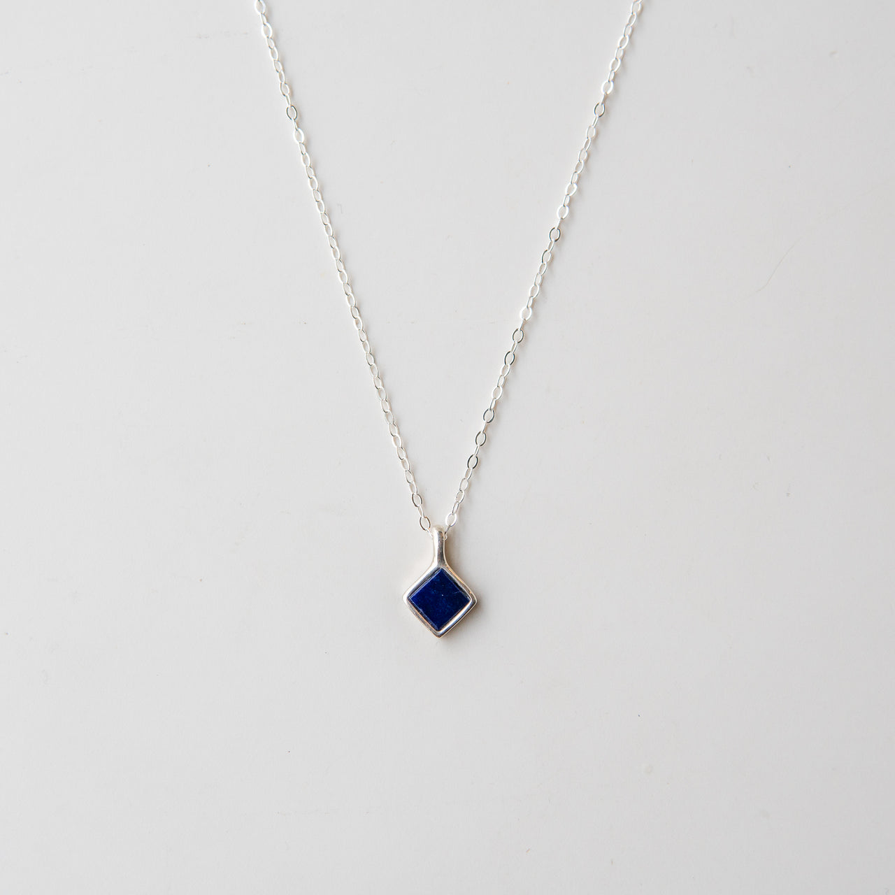 Lapis Mesa Necklace in Silver