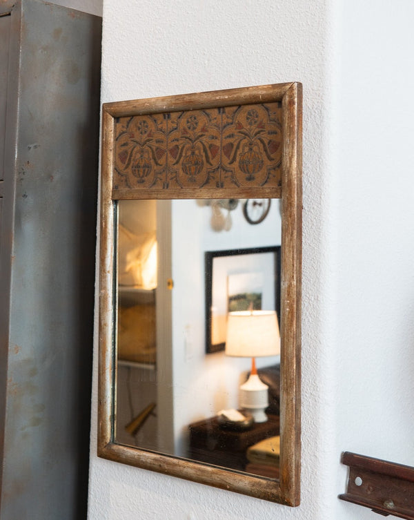 Hand Painted Wooden Mirror