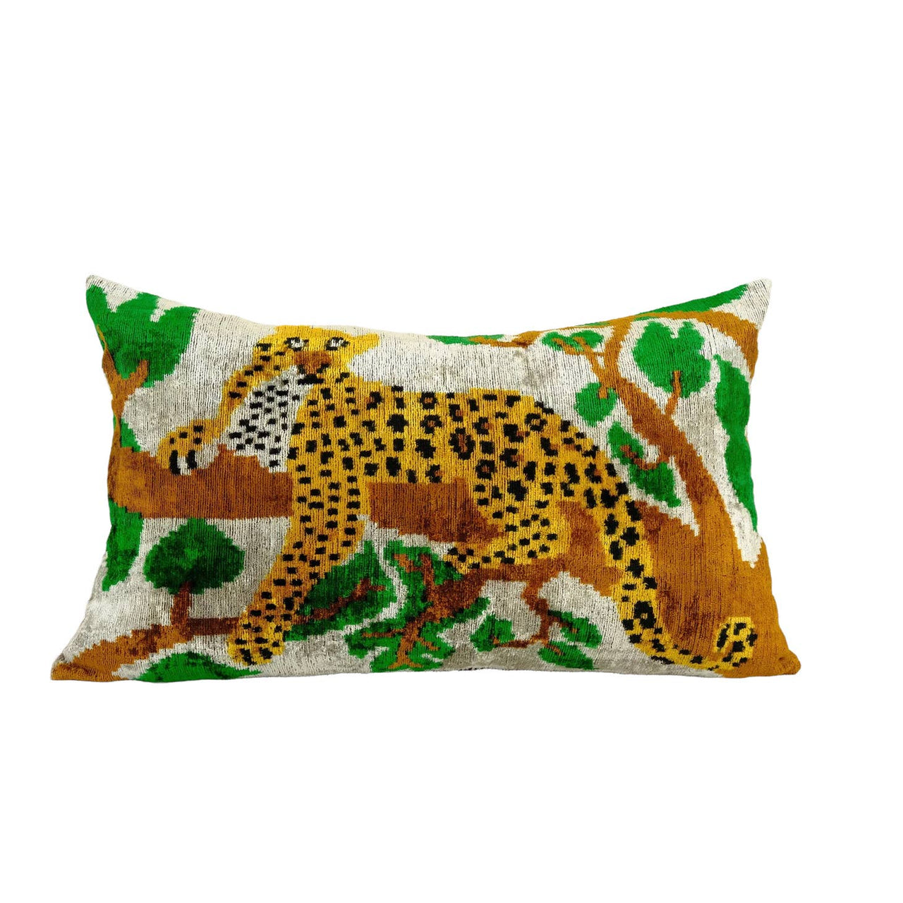 Jungle Ikat Pillow w/insert