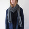 Charcoal Grey Cashmere Scarf