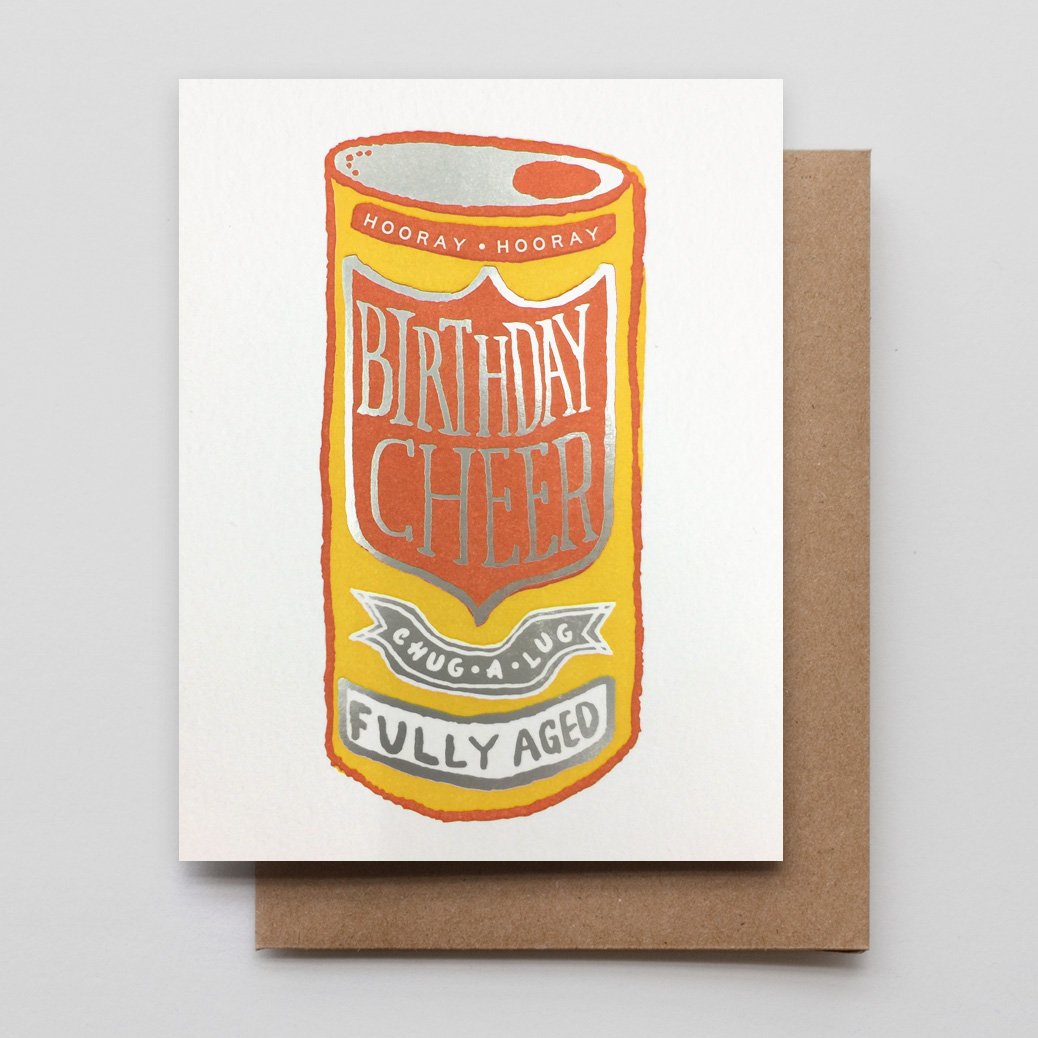 Birthday Cheer Beer *Foil Card