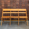 Vintage Folding 3-Seat Bench