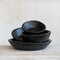 Reclaimed Wooden Black Bowl 18"