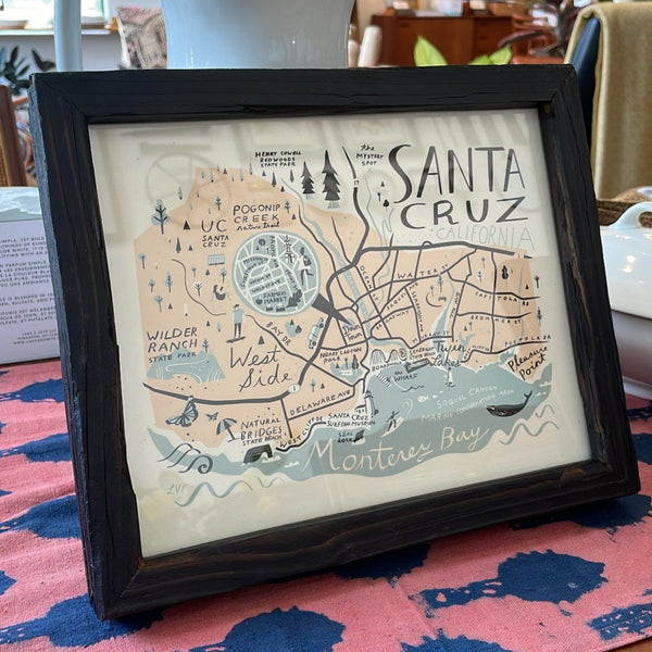 Framed Santa Cruz Print