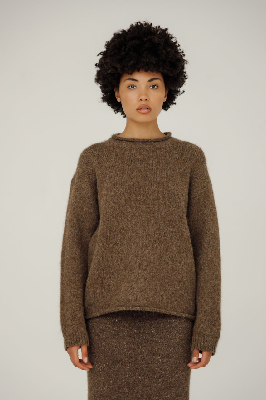 Linden Pullover - Saddle