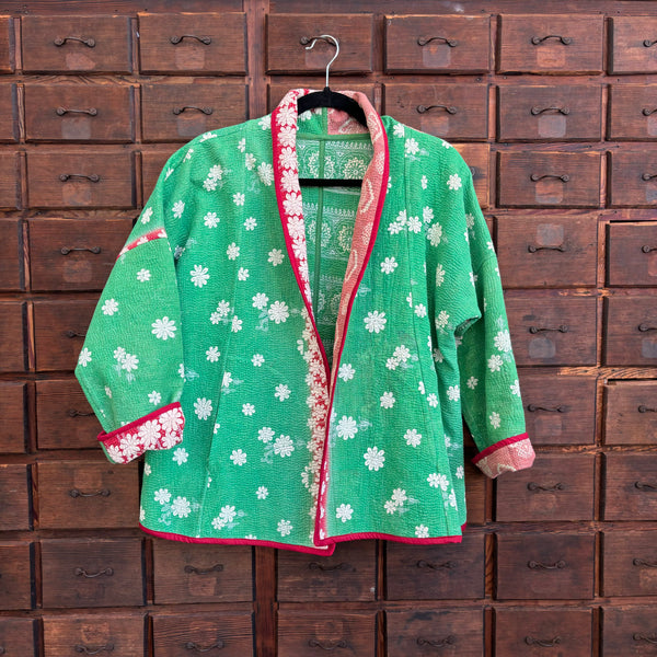 Christmas Kantha Jacket