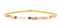 2mm Gold and Natural Opal Beaded Bracelet