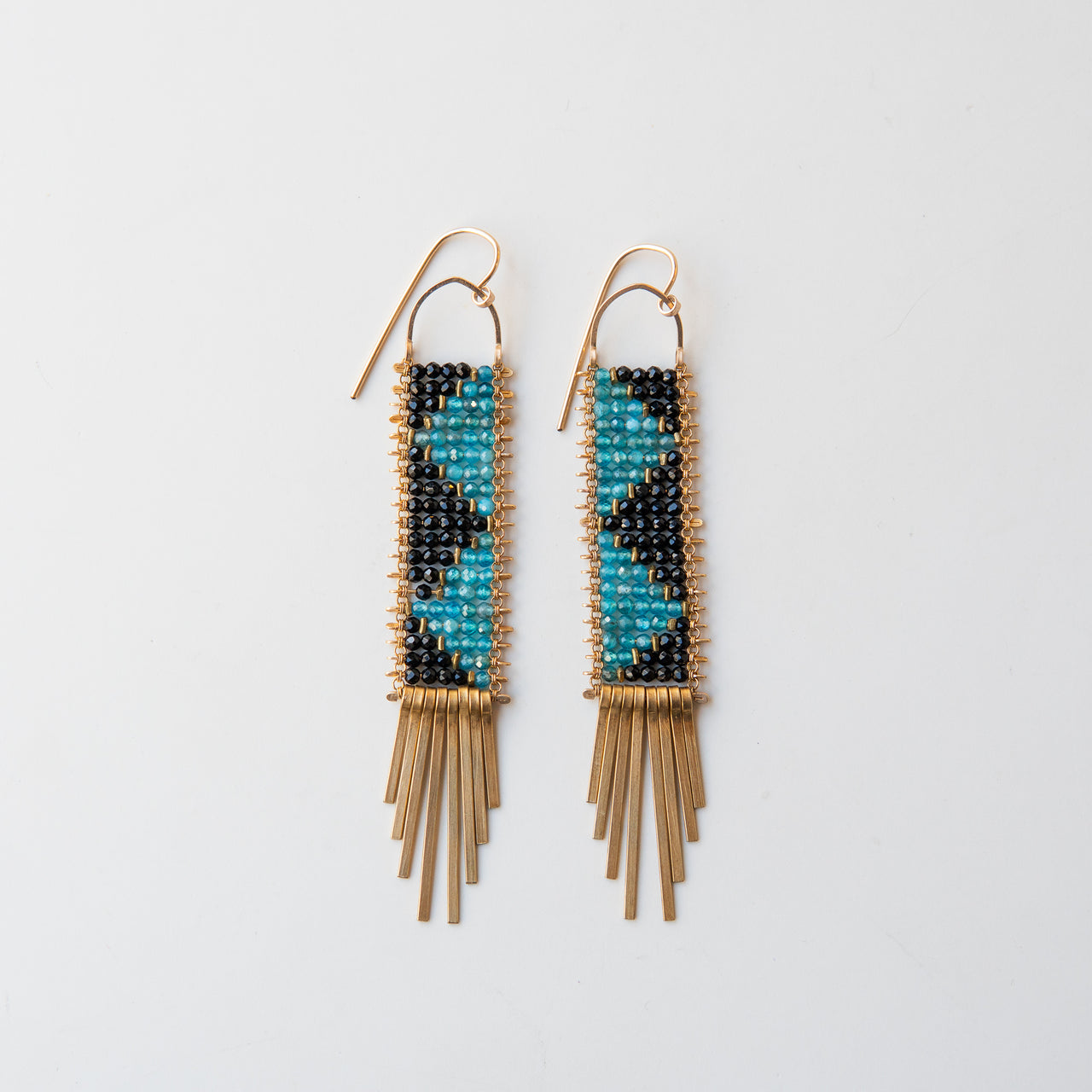 Tapestry Appatite and Spinel Earrings
