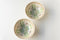 Hand Painted Stoneware Serving Bowl - White