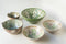 Hand Painted Stoneware Serving Bowl - Green