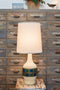 Blue/Green Ceramic Tile Lamps