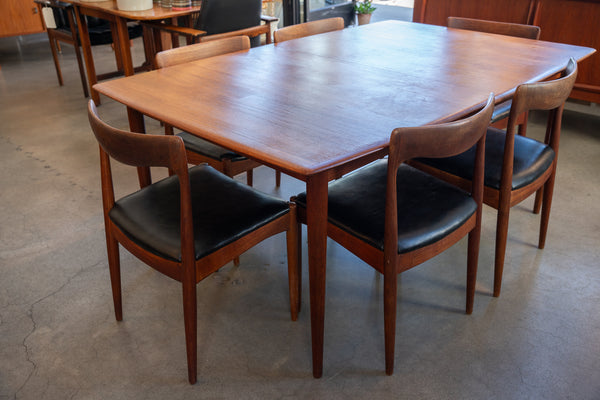 Danish Dining Set w/ 6 Chairs