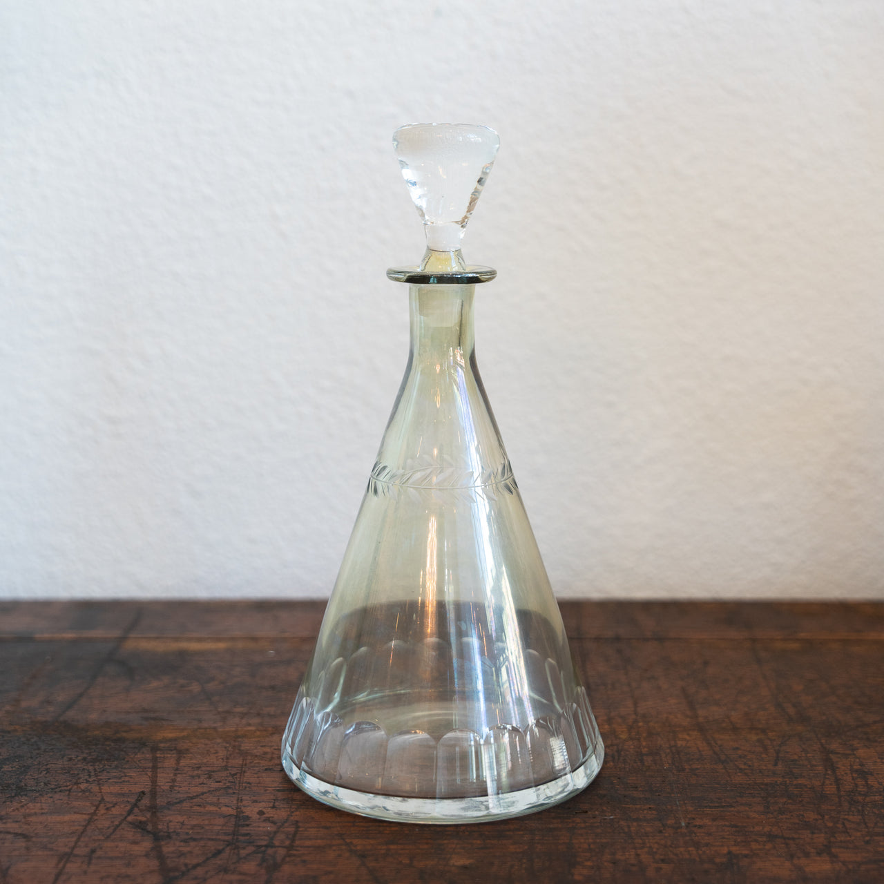 Etched Glass Decanter