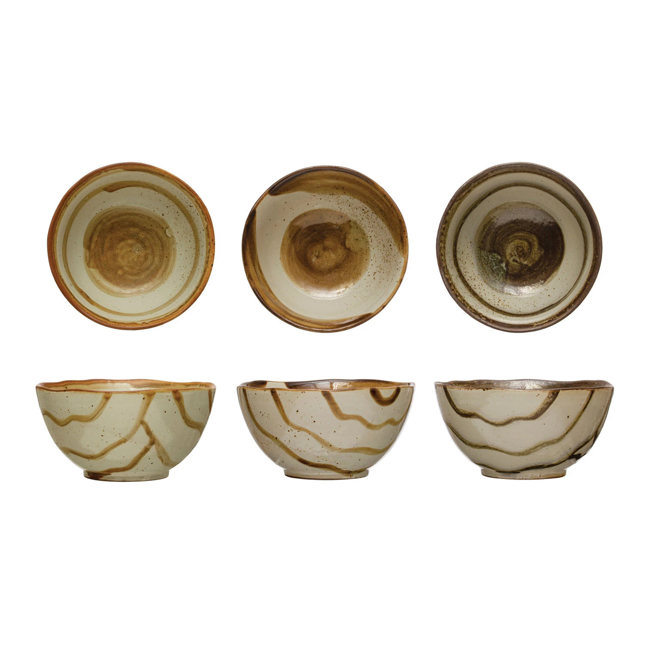 Natural Stoneware Bowls