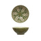 Hand Painted Stoneware Serving Bowl - Green