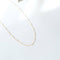16" Essential Capsule Gold Necklace