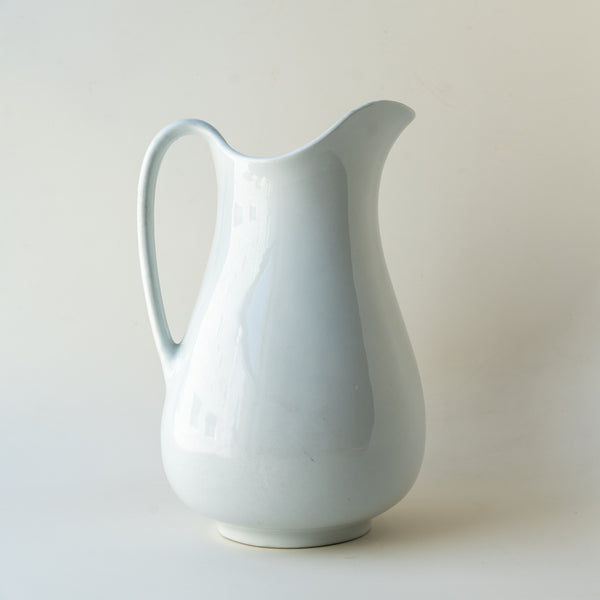 Vintage Ironstone Large White Pitchers