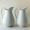 Vintage Ironstone Large White Pitchers