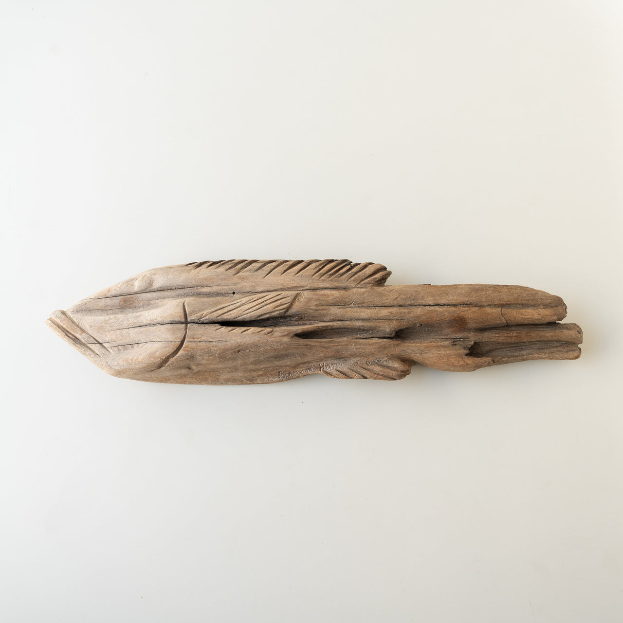 Wooden Fish Sculpture