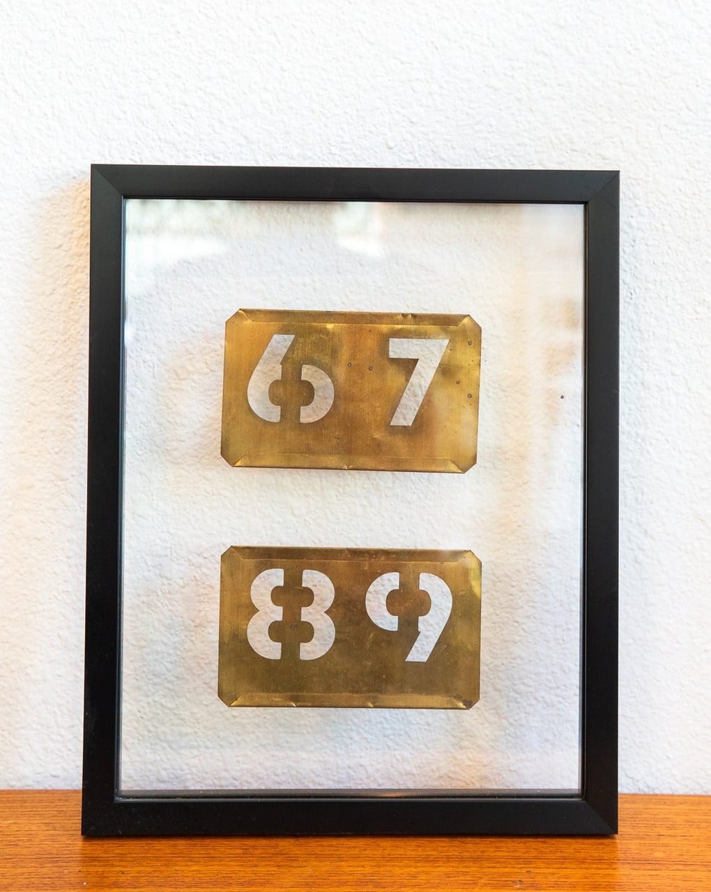 6-7-8-9 Framed Stencils