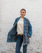 Sun Indigo Kantha Long Jacket