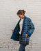 Small Patchwork Indigo Kantha Long Jacket