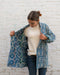 Faded Indigo Kantha Long Jacket