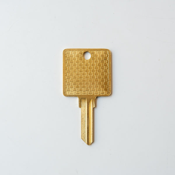 Designer Brass Key Wicker Weave