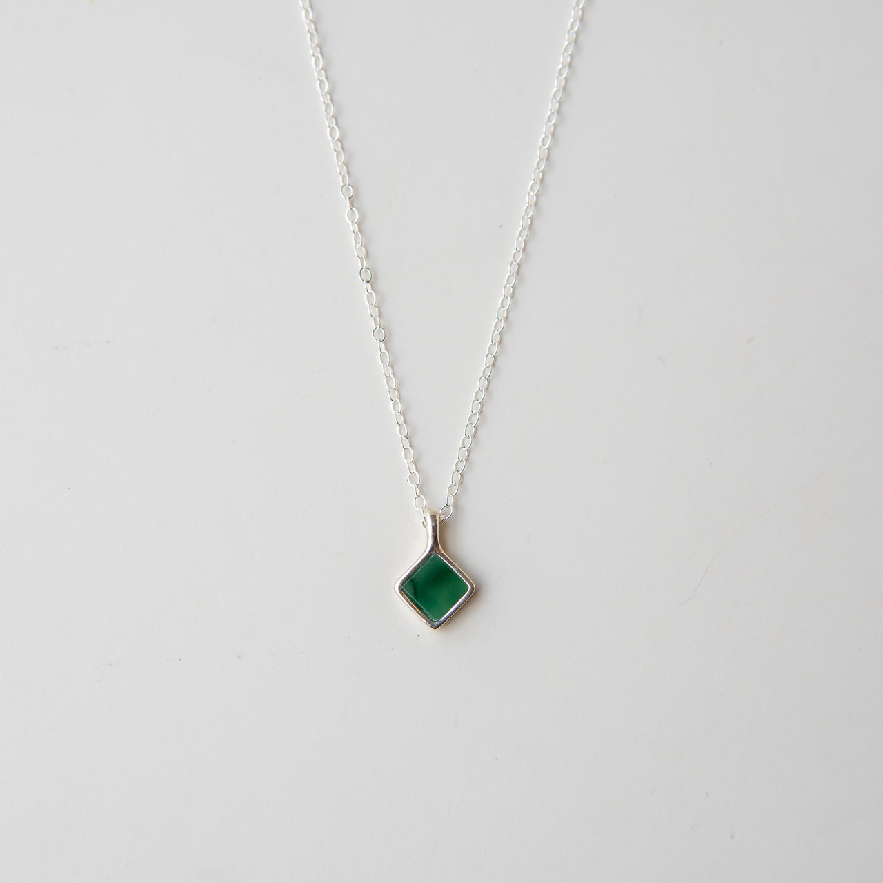 Jade Mesa Necklace in Silver