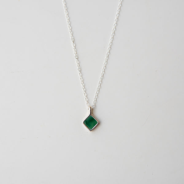 Jade Mesa Necklace in Silver