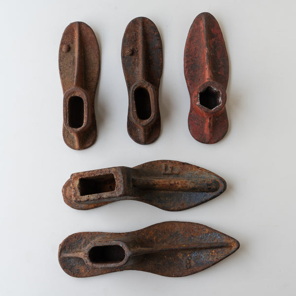 Cast Iron Cobbler Shoe Forms