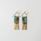Turquoise and Spinel Minima Earrings
