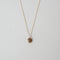 Moissanite Pebble 14k Solid Gold Necklace