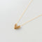 18" Gold V Pendant Necklace