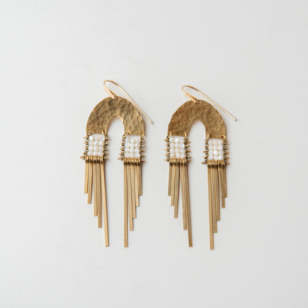 Mother of Pearl Arcus Earrings