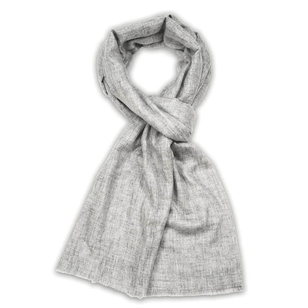 Light Grey Cashmere Scarf