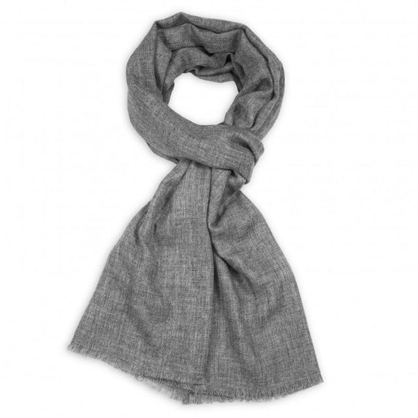 Medium Grey Cashmere Scarf