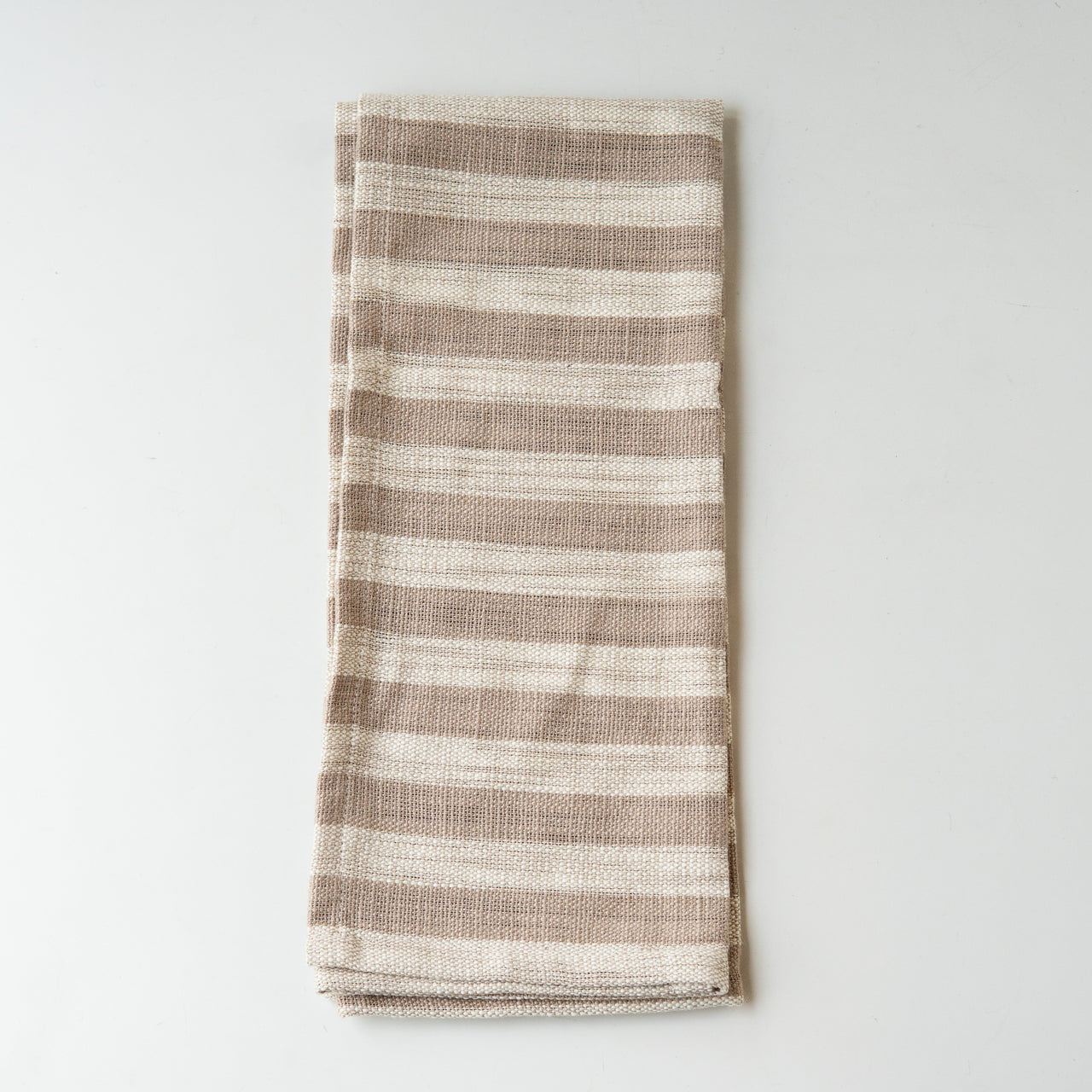 Tan/Brown Stripe Tea Towel