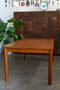 Mid-Century Teak Dining Table w/ Extendable Leaves