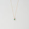 Turquoise Solid 14k Gold Necklace