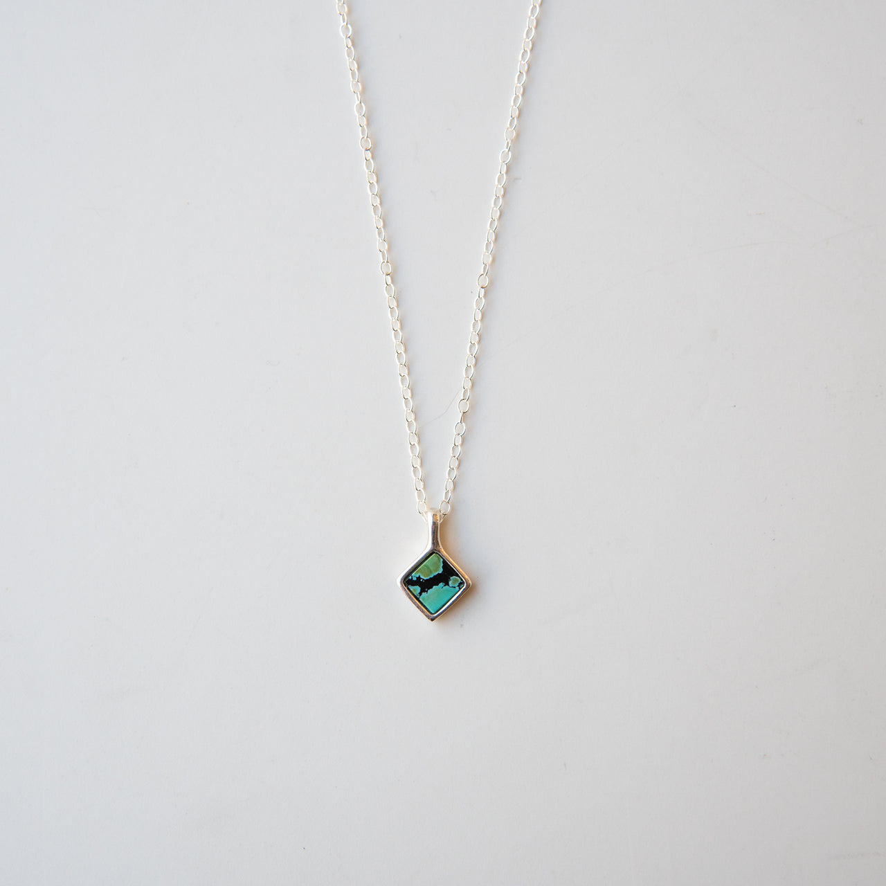 Turquoise Mesa Necklace in Silver