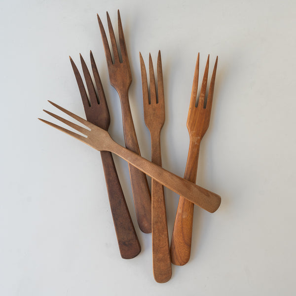 Vintage Wooden Utensils - Forks