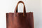 Dark Brown Ray Market Bag Short Handle