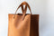 Nubuck Brown Ray Market Bag Short Handle