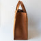Nubuck Brown Ray Market Bag Short Handle
