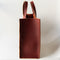 Red Brown Ray Market Bag Short Handle